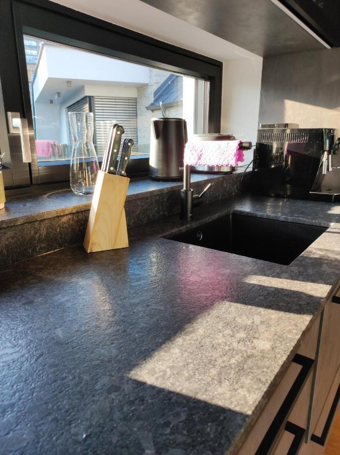 Luxurioeses Penthouse Mit Blick Auf Die Uno-City Und Dem Kaiserwasser. 3Schlafzimmer, 2 Baeder, Privat Lift Ins Apartment Wien Ngoại thất bức ảnh
